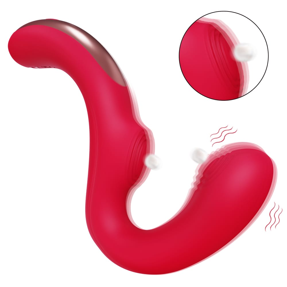 S shaped design Flapping&Vibrating Vibrator Famale Sex Toys