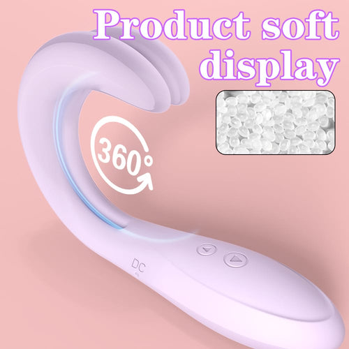 Foldable Couple Vibrator Dual Internal Stimulation