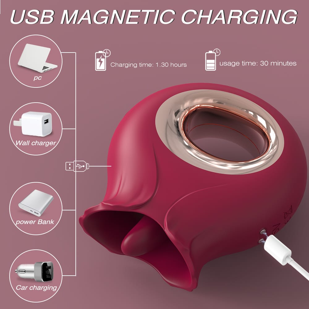 Rose Tongue Vibrator – Real Lick, Real Pleasure