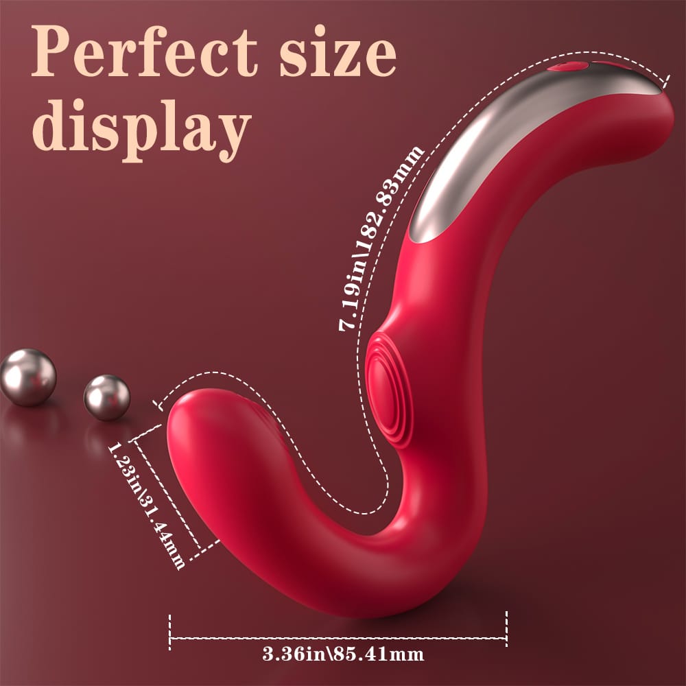 S shaped design Flapping&Vibrating Vibrator Famale Sex Toys