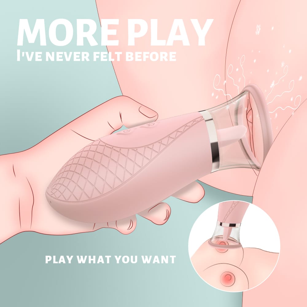 Most Popular Tongue Licking Vibrating Sucker On P Hub