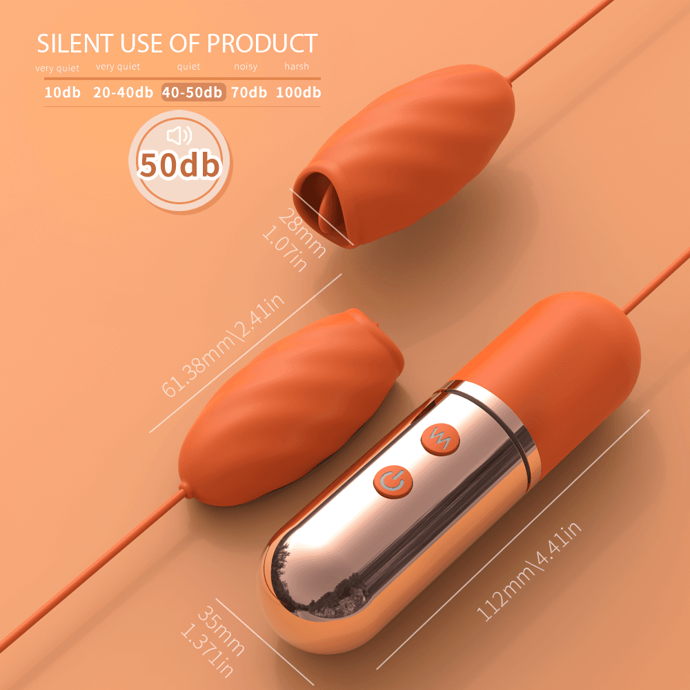 LickTwins USB Rechargeable Double Silicone Vibrator