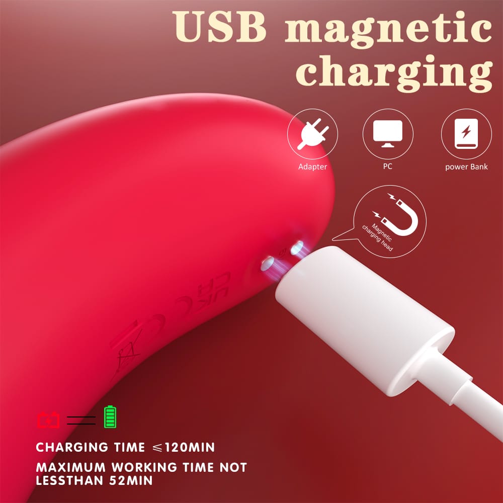 S shaped design Flapping&Vibrating Vibrator Famale Sex Toys